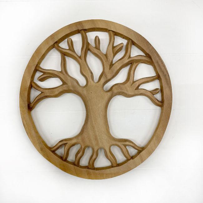 Woodcarving Tree of Life 25cm