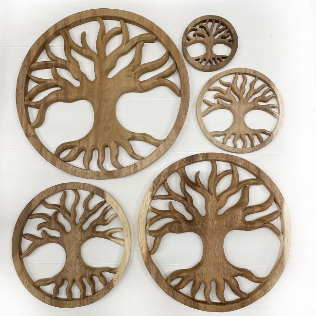 Woodcarving Tree of Life 25cm