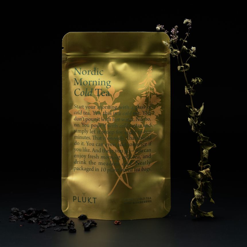 Cold brew bio bosbessenthee Cold brew bio bosbessenthee