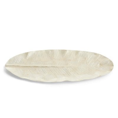 Schaal Capiz banana Leaf