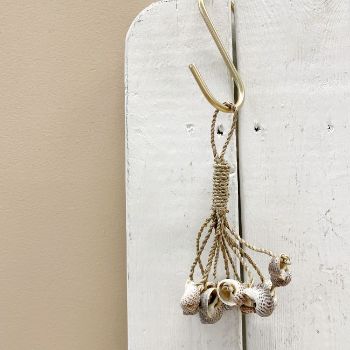 Hanger Schelp donkerbruin 