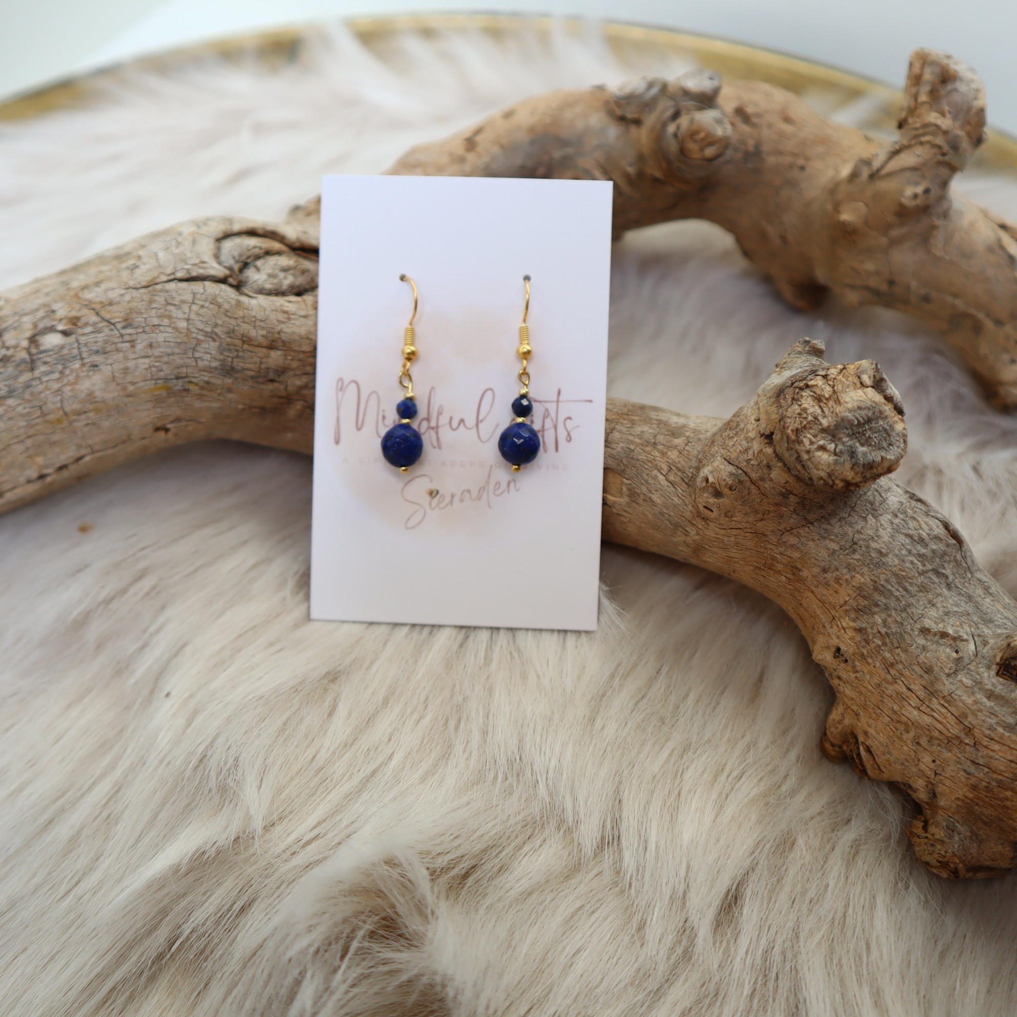 Oorhangers met Lapis Lazuli 